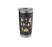 Christmas Nutcracker Ballet Sugar Plum Fairy King Holiday Stainless Steel Insulated Tumbler