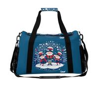 Christmas Nutcracker Ballet Travel Duffle Bag Print Luggage Overnight Weekend Bags Shoulder Handbag for Women Men