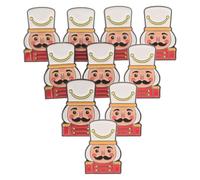 Christmas Nutcracker Metal Lapel Pin for Holiday Party Clothing | Cute Cartoon Festive Badge, Reusable Metal Finish, Office Gatherings and Holiday Party Favors