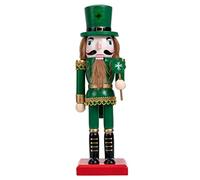 Christmas Nutcracker Puppet Figurine Christmas Nutcracker Figurine Traditional Wooden st. patrick s day soldier doll st. patrick s day wooden soldier standi