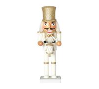 Christmas Nutcracker Soldier 26cm Wooden Nutcracker King Soldier Figure Decor Doll Ornaments Wood Traditional Puppet Holiday Party Home Garden Christmas Tree Table Decoration Desktop Decor Kids Gifts