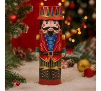 Christmas Nutcracker Soldier Shortbread Biscuits - Festive Nutcracker Biscuit Tin Filled with Scottish Shortbread Cookies 135g. Great Christmas Gifts for Kids, Stocking Fillers