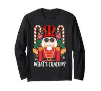 Christmas Nutcracker Whats The Cracking Funny Xmas Costume Long Sleeve T-Shirt