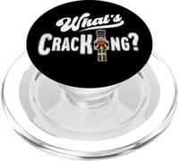 Christmas Nutcracker Whats the Cracking Funny Xmas Costume PopSockets PopGrip for MagSafe