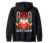 Christmas Nutcracker Whats the Cracking Funny Xmas Costume Zip Hoodie