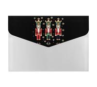 Christmas Nutcrackers Printed File Folders with Fasteners Accordion File Organizer for Home Office Documents Contract