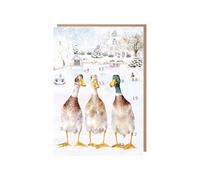Christmas on the Pond' Duck Advent Calendar Card
