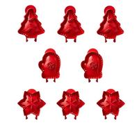 Christmas One-Press Hand Pie Maker Hand Pie Molds Dough Presser Pocket Pie Molds Mini Pocket Pie Molds Hand Pie Press Mold Maker for Party Pastry Making Baking (8PCS)