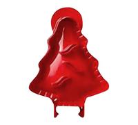 Christmas One-Press Hand Pie Maker - Non-Stick Mini Dough Presser Molds, Christmas Tree/Snowflake/Gloves Shapes, Pocket Pies Mould for Xmas Party Baking Supplies (Xmas Tree)