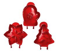 Christmas One-Press Hand Pie Maker, Xmas Pocket Pie Molds Non-Stick Pies Making Mould Reusable DIY Pastry Baking Molds Set for Christmas Party Home Potluck Cookie Cutters