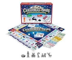 Christmas-Opoly Board Game - Family Time Game for Adults & Children - 2 to 6 Players - Strategy Fun For Ages 8 and Up - Have Yourself A Merry Little Christmas-Opoly