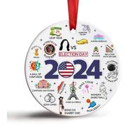 Christmas Ornament 2024, 2024 Year in Review Christmas Ornament, Notable Events Ornaments, Memorable 2024 A Year to Remember Gifts, Commemorative Christmas Decoration Keepsake Hanging Ornaments