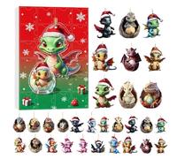 Christmas Ornament 2D Acrylic Decoration for 24 Days