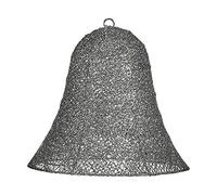 Christmas Ornament Bell Grey Metal Plastic (30 x 27 x 30 cm)