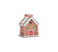 Christmas Ornament Decoration Light Up Gingerbread Candy Chalet