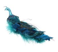 Christmas Ornament Decorations Christmas Decorations Christmas Tree Simulation Three-Dimensional Peacock Holiday Crafts Natural Feather Pendant Decor