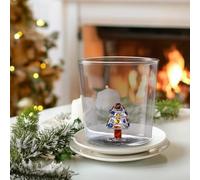 Christmas Ornament Decorations Clearance Christmas Glass Cup Christmas Tree Cup Souvenir Gift Water Cup Milk Cup Coffee Cup Christmas Tree Hanging Ornaments for Christmas & Halloween Decor