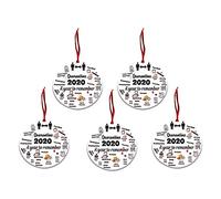 Christmas Ornament Decorations Remembering 2020 Ornament Year of 2020 Christmas Tree Ornaments for Festive Decoration