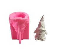 Christmas Ornament Flexible Silicone Mold for Office Decoration Dwarf Figurine Shaped Desktop Embellishments Molds Mold