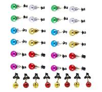 Christmas Ornament for Tree Decorations Beard Ornaments The 32pc Colorful Christmas Facial Hair Baubles for Men in The Holiday Easy Attach Mini Mustache Outdoor Tree Souvenir Gift