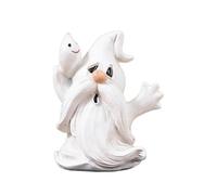 Christmas Ornament Glass Decorations Pumpkin Gnome Figurine for Indoor On The Desktop Outdoor Statue Yard Balcony Porch Home Decorations Garden Middle Finger Gnome Statue (White1, 9x8cm)