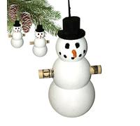 Christmas Ornament, Money Holder with Snowman Shape, Festive Cash Keeper for Gifting, Novelty Design, Reusable Holiday Feature, Decoration Display Tool, Party Accessory for Indoor Home 6.3x2.76 Inches