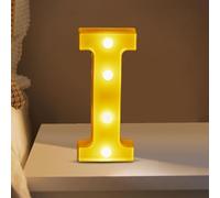 Christmas Ornament Novelty Decorations LED Letter Lights Sign Light Up For Home Party Decoration Light Up Letters Alphabet Letter Sign Battery Powered For Christmas Birthday Party Decoration