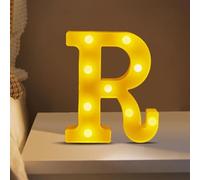 Christmas Ornament Novelty Decorations LED Letter Lights Sign Light Up For Home Party Decoration Light Up Letters Alphabet Letter Sign Battery Powered For Christmas Birthday Party Decoration