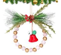 Christmas Ornament with Bells | Winter Festive Doorbell,Christmas Artificial Wreath Jingle Bells | for Staircase Living Room Bedroom Dining Room Door Handle Window Party