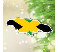 Christmas Ornaments 2024 Jamaica Acrylic Hanging Ornaments Navy Veteran Military Retire Pendant Country Location Flag Keepsake Collectible Gift Tree Decoration Stocking Name Tag Transparent Ornament