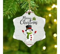 Christmas Ornaments 2025 Merry Christmas Snowman Gnome Reindeer Ornament Keepsake Winter Joyful Santa Christmas Tree Ornament Gift Child Boho Décor Collectible Gift for Xmas Party Decorations Ceramic