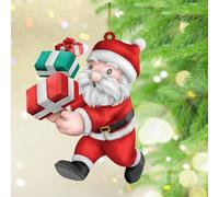 Christmas Ornaments 2025 Old Time Santa Acrylic Ornament Keepsake Christmas Santa Claus Christmas Bauble Santa Claus Deer Reindeer Keepsake Collectible Gift Tree Decoration Stocking Name Tag