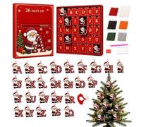 Christmas Ornaments Alphabet Snowman Rhinestone 26