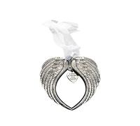 Christmas Ornaments Angel Wing a Piece of Heart is in Heaven Ornament for Christmas Tree Double Sided Memorial Ornament