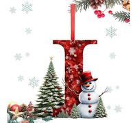 Christmas ornaments, christmas decorations for tree, creative christmas tree pendant, acrylic decoration from A to Z, party supplies, christmas centerpieces for door wreath