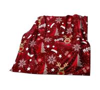 Christmas Ornaments Christmas Fleece Throw Blanket Xmas Red Tree Deocr Super Soft Warm Blanket For Bed Couch Cozy Fuzzy Throw For Travel Camping 27.56x39.37in Unique Adults