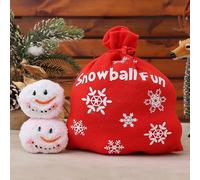 Christmas Ornaments Christmas Snowman Snowball 10 Pack Children's Snowball Fight Mall Window Decoration Home Decoration