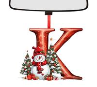 Christmas Ornaments - Christmas Tree Ornaments | A to Z Christmas Ornaments | Christmas Decorations, Letter Christmas Ornaments, Acrylic Christmas Ornaments for Tree Door Wreath
