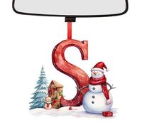 Christmas Ornaments - Christmas Tree Ornaments | A to Z Christmas Ornaments | Christmas Decorations, Letter Christmas Ornaments, Acrylic Christmas Ornaments for Tree Door Wreath