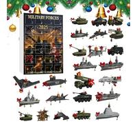 Christmas Ornaments Countdown Calendar - 24-Day Count Down to Christmas Acrylic Art Calendar | Winter Holiday Scene Props 2D Flat Art for Living Room Tree Mantel Window Fence Wall
