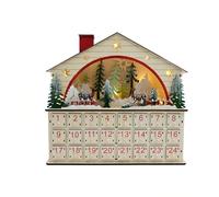 Christmas Ornaments Decorative Acts Of KIndness Advent Calendar 2025 Wooden Calendar Arrival Christmas Desktop Decoration Good Family Gifts Daily Party Ornament