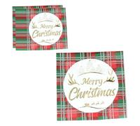 Christmas Ornaments Decorative Christmas Party Supplies Tree Red Plaid Paper Napkins for Party Decoration 20 Count Xmas Tree Holiday Festive