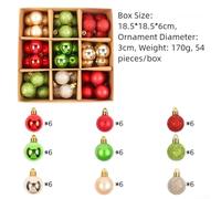 Christmas Ornaments, Decorative Electroplated Christmas Balls With Shining Perfect For Holiday Tree, Wreath, And Festive Table Decoration Needs