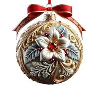 Christmas Ornaments Fairy Tale Planet, 2D Flat Acrylic Fairy Ornament, Reusable Shatterproof Hanging Pendants Gift For Christmas Tree Home, Cafe, Restaurant