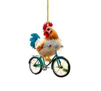 Christmas Ornaments Festive Hanging Decorations Quality Colorful Baubles Tree for Celebrating Holiday Cheer and Creating Magical Atmosphere (B, 8X8X1CM)