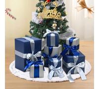 Christmas Ornaments for Tree Christmas Decorations Gift Boxes Gift Boxes Under The Christmas Tree Scene Decoration Props New Year Window Decorations Dtacked Head