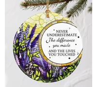 Christmas Ornaments, Going Away, Goodbye, Farewell Gifts for Coworkers - Retirement, Coworker Leaving Gifts for Women, Men - Leaving Job, Moving Away Presents for Friends, Boss, Work Bestie - Design H