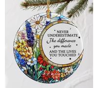 Christmas Ornaments, Going Away, Goodbye, Farewell Gifts for Coworkers - Retirement, Coworker Leaving Gifts for Women, Men - Leaving Job, Moving Away Presents for Friends, Boss, Work Bestie - Design J