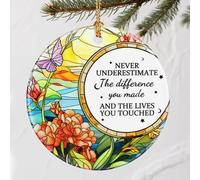 Christmas Ornaments, Going Away, Goodbye, Farewell Gifts for Coworkers - Retirement, Coworker Leaving Gifts for Women, Men - Leaving Job, Moving Away Presents for Friends, Boss, Work Bestie - Design G