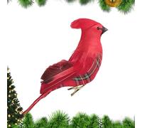 Christmas Ornaments,Holiday Bird Pendant - Christmas Tree Decorations Clip Design,for Winter Party Home Garden Wreath Yard Window Wall Celebration